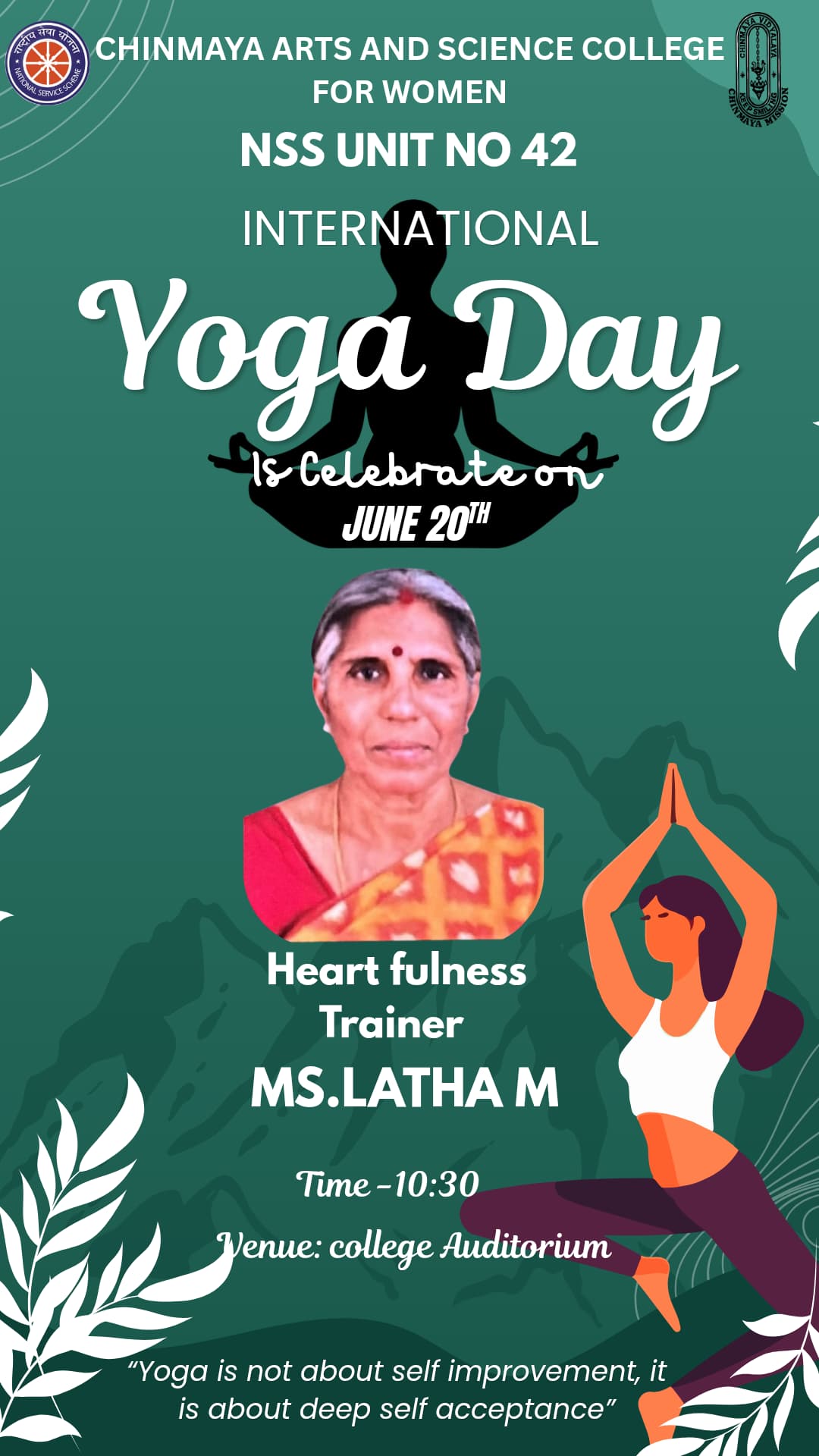 INTERNATIONAL YOGA DAY JUNE 2025
