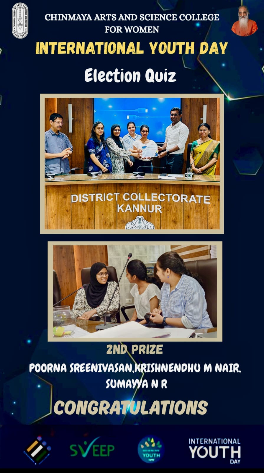 INTERNATIONAL YOUTH DAY - ELECTION QUIZ -2ND PRIZE